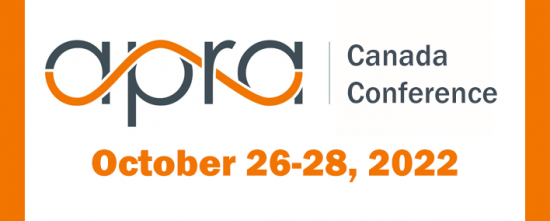 Apra Canada Conference: October 26-28, 2022